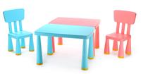 Table d'étude et de lecture en plastique au design moderne pour chambre à coucher, salon, crèche, école maternelle, garderie pour bébés et enfants
