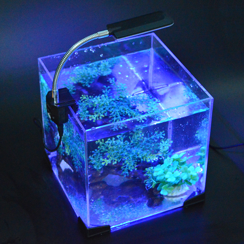 Cidly Super Lumineux 3 Watt Fish Tank Pince Lumière 28 LEDs Eau Fish Tank Plantes Aquarium Clip Lampe