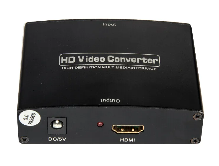 YPbPr+R L Audio component rot weiß Cinch zu HDMI 1080p Ausgang Konverter mit scaler PAL NTSC unterstützung STB HDTV in Heimkino