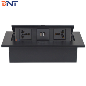 बींट एफसीसी द्वारा स्वीकृत टेबलटॉप ऑफिस यूएसबी चार्जर सॉकेट छिपे हुए डेस्क पॉप-अप डिजाइन डिजाइन 2 एसी आउटलेट 16a रेटेड करंट - Product Image 6
