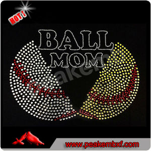 Crystal hierro en Colorfull <span class=keywords><strong>mam</strong></span>á del béisbol para <span class=keywords><strong>la</strong></span> ropa de Decoración y vestido de novia - Product Image 1