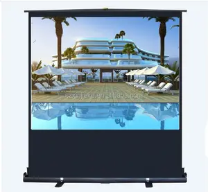 150 inch floor stand black diamond projection screen