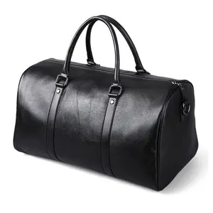 Túi Da Pu Không Thấm Nước Túi Duffel Đen