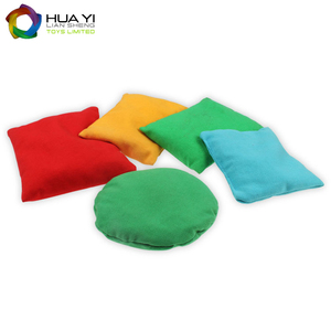 2018 nuevo colorido Lona de Bolsa De La <span class=keywords><strong>Haba</strong></span> juego cuadrado bolsa de frijol - Product Image 5