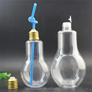 Lege transparante 250 ml 300 ml 400 ml pet plastic gloeilamp fles voor Koolzuurhoudende dranken frisdrank