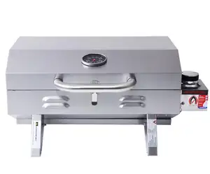 bbq grill Suppliers-Hyxion Outdoor barbecue charcoal grills / Folding table gas bbq grill