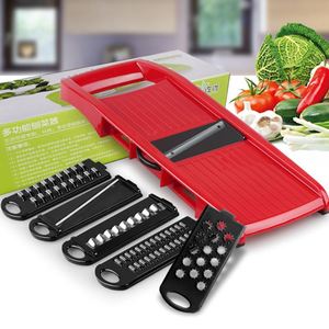 OEM 6 parça bıçaklar Mandoline dilimleme + 1 Julienne soyucu sebze dilimleme meyve sebze araçları mutfak aksesuarları - Product Image 2