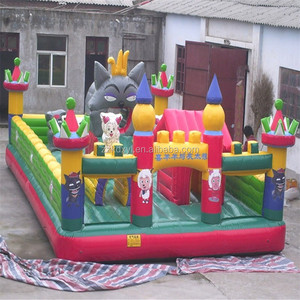 Jeux gonflable pour enfants, pièces, château gonflable avec toboggan d'eau, prix d'usine - Product Image 2