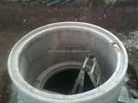 Digesteur de biogaz domestique PUXIN Design 10m³ à fermentation anaérobie, en béton et sable, durée de vie de 25 ans, pour la cuisson