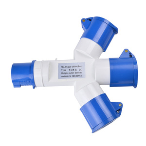 Industrial Multi-funcional 3 <span class=keywords><strong>Pin</strong></span> 16A 220V 2P + E 1 enchufe 3 conector impermeable a prueba de polvo 3-hembra enchufe Industrial - Product Image 5