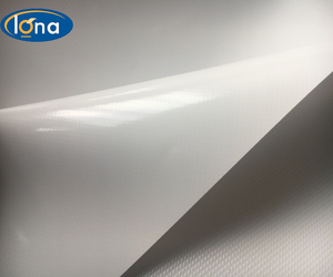 Bâche en tissu PVC Lona Tarp 850 gsm Block out Bâche blanche givrée en PVC 1000D Bâche de tente en PVC pour chapiteau de fête en plein air - Product Image 3