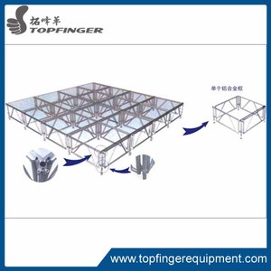 Sistema di Palcoscenico Modulare Portatile per Festival Musicali, Passerella Mobile per Interni - Product Image 2