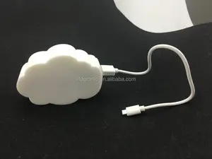 Chargeur d'alimentation de nuage OEM en forme de nuage, 2600/5200mah, chargeur de téléphone en couleur et en forme de nuage
