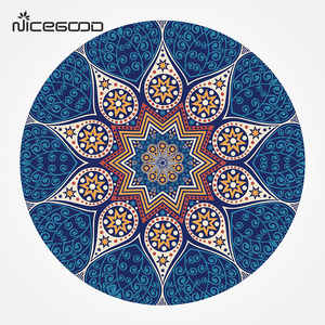 Vendita calda <span class=keywords><strong>di</strong></span> colore completo <span class=keywords><strong>di</strong></span> sublimazione stampato in microfibra nero yoga mat in pelle scamosciata meditazione rotondo stuoia <span class=keywords><strong>di</strong></span> yoga - Product Image 6
