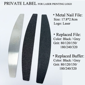 L1 Noyau <span class=keywords><strong>en</strong></span> acier inoxydable Logo de peinture laser de marque privée <span class=keywords><strong>Lime</strong></span> <span class=keywords><strong>à</strong></span> ongles amovible <span class=keywords><strong>en</strong></span> <span class=keywords><strong>métal</strong></span> <span class=keywords><strong>Lime</strong></span> de type recharge - Product Image 4