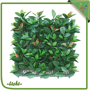 Bán buôn Popular Chương Trình Khuyến Mãi chuyên nghiệp giá Tốt Nhất nhân tạo bay lá khách màu xanh lá cây bức tường - Product Image 1