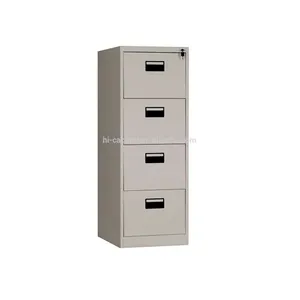 Steel Office Furniture File Cabinet Storage Vertical 4 Drawer Metal Industrial Key Lock Luoyang Light Office Furniture 0.5-1.0mm