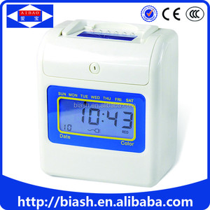 S-180 AIBAO marca de moda oficina de asistencia de empleados máquina/registrador de tiempo de tarjetas perforadas - Product Image 1