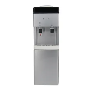 Hot and Cold Vertical <strong>Water</strong> <strong>Dispenser</strong> with Storage Cabinet with Electronic Cooling - Product Image 1