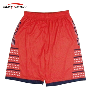 Commercio all'ingrosso su ordine di alta qualità poliestere logo personalizzato pantaloncini da basket - Product Image 3