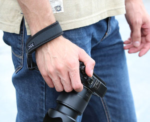 Hxjjj — bracelet de rechange pour <span class=keywords><strong>appareil</strong></span> <span class=keywords><strong>photo</strong></span> en néoprène ST-1, pour SONY NEX-5/NEX-5T/NEX-5R/NEX-3/A6300, Fujifilm X100/X-T1 - Product Image 1