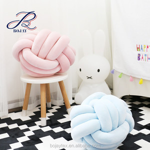 Coussins de sol noués, <span class=keywords><strong>coussin</strong></span> moderne en forme de nœud, <span class=keywords><strong>coussin</strong></span> en velours polyester, <span class=keywords><strong>coussin</strong></span> en forme de nœud épais, rembourrage en fibres creuses - Product Image 5