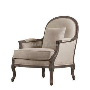 KVJ-7620-3 Sofá Diván de Madera Maciza Estilo <span class=keywords><strong>Francés</strong></span> <span class=keywords><strong>Antiguo</strong></span>, Muebles para Cafetería - Product Image 5