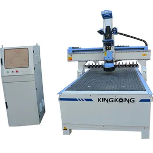 multi spindle wood cnc router 1325 wood carve machine linear magazine for door factory for cabinet factory