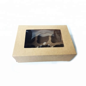 Caja de pastel Kraft de grado alimenticio con impresión personalizada, <span class=keywords><strong>cajas</strong></span> de cartón <span class=keywords><strong>para</strong></span> cupcakes, panadería y <span class=keywords><strong>galletas</strong></span>, caja de papel <span class=keywords><strong>para</strong></span> panaderos - Product Image 4