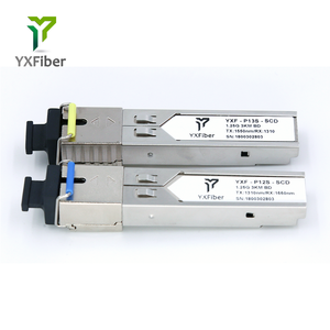 YXFiber 1,25G BiDi 3km SC Conector 1310nm/1550nm Modo único SFP Transceptor <span class=keywords><strong>Fibra</strong></span> única 1G - Product Image 2