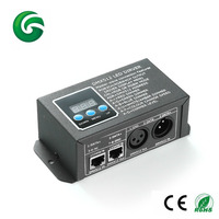 Controlador DMX Inalámbrico Remoto Luxgreen de 400m, RGB/RGBW, 3CH/4CH, Garantía de 3 Años, Carga Máxima de 386W