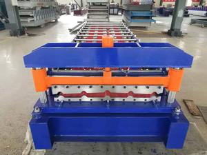 Kim loại lợp cuộn tạo thành máy cho màu thép mái tấm hai lớp sóng và hình thang cuộn tạo thành máy - Product Image 4