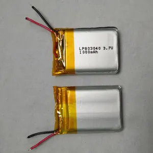 LP703040 703040 3.7 v 750 mah 锂聚合物电池 703040 锂离子电池 3.7 v 750 mah lipo 电池