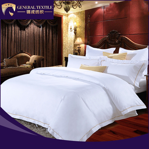 Hotel Linen 100% Cotton Bed <strong>Sheet</strong> <strong>King</strong> <strong>Size</strong> 300tc Woven 60 Plain Solid Grade a Hotel Bedding Set Duvet Cover Sets Plain Dyed 3-4 - Product Image 1