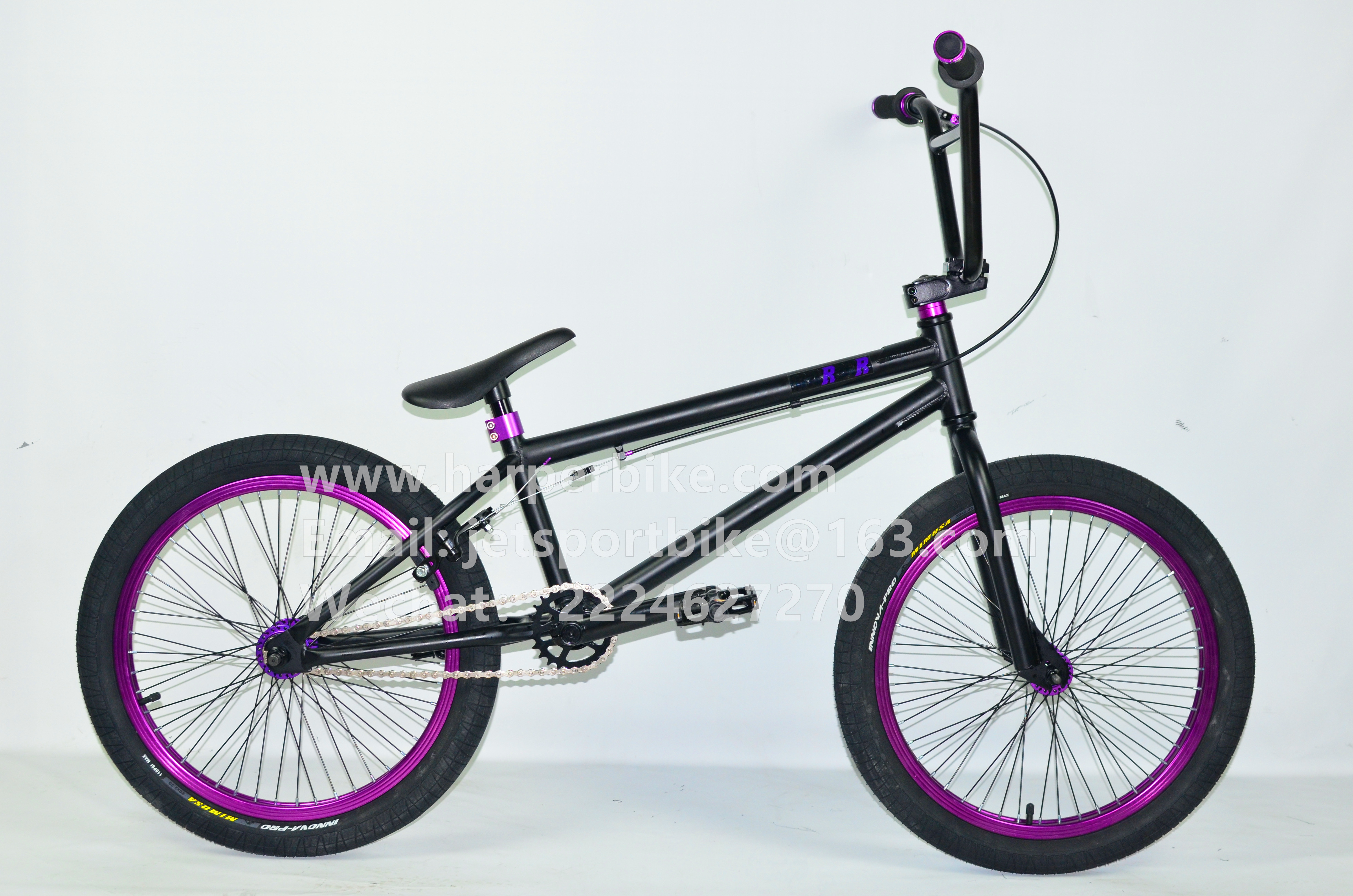 Durable Steel Frame 20 Inch BMX Bike for Street Riding