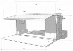 Nhà ở container di động Hysun Pod, nhà container mở rộng, nhà sang trọng, nhà container di động 20FT - Product Image 5