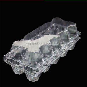 Venta al por mayor desechable de plástico transparente <span class=keywords><strong>para</strong></span> mascotas de huevo <span class=keywords><strong>caja</strong></span>/<span class=keywords><strong>caja</strong></span> con 10 células - Product Image 2