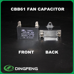 Power capacitor fan capacitor cbb61 3.5 uf 4.5 uf 4 uf capacitor 5 uf 2.5 uf capacitor 3 uf 16 uf power capacitor ec 602521 - Product Image 1
