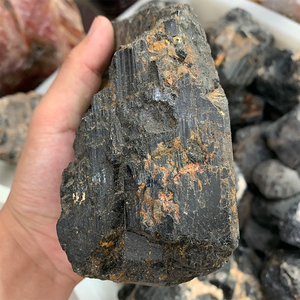 Đá thô Tourmaline đen tự nhiên, đá Tourmaline đen đánh bóng - Product Image 3