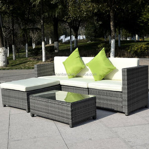 Sofá Esquinero Reclinable de Ratán de 3 a 4 Plazas - Product Image 2