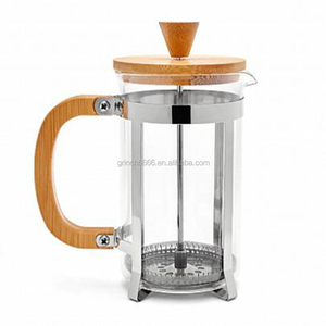 Cafetera Francesa de Viaje de Bambú con Mango de Bambú - Product Image 1
