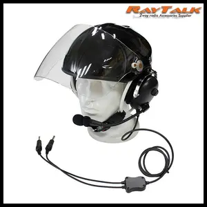 Casco de aviación PNR, auriculares de piloto de avión, auriculares de piloto para Paragkiding/Paramotor/Skydive