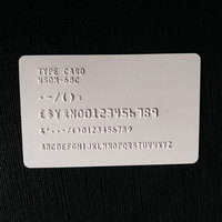 Imprimante manuelle en braille pour cartes PVC, machine à gaufrage