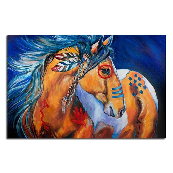 装飾のための卸売現代動物有名な馬の絵