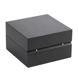 Estuche Individual para Reloj, Lacado en Negro Mate Premium, Personalizado, con Forro de Cuero PU, Empaque de Regalo, Venta al Por Mayor - Product Image 3