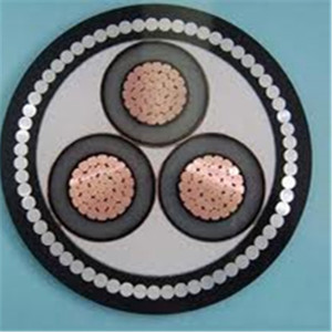 สายเคเบิลใต้ดินแบบหุ้มฉนวน Cu XLPE 33kV <span class=keywords><strong>HT</strong></span> 3C 240 ตร.มม. มาตรฐาน IEC60502-2 - Product Image 2