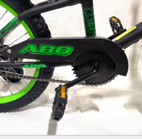 Bicicleta BMX de 4 Ruedas para Niños de 5 Años, 16 Pulgadas, Una Velocidad, Horquilla de Acero al Carbono, Llanta de Aleación de Aluminio, Ruedas de Entrenamiento, Suspensión Delantera