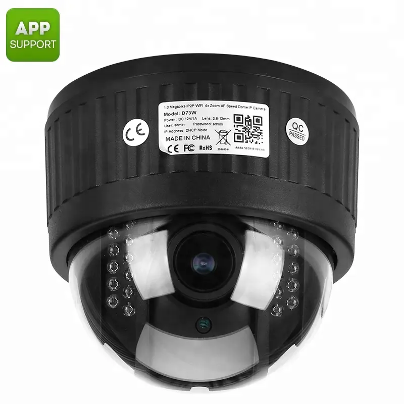 Kamera Jaringan Penglihatan Malam Inframerah Tersembunyi Nirkabel Dalam Ruangan dengan Kamera Ip Pengawasan Kubah