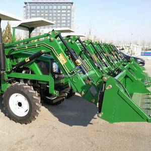 HX 4WD 40hp 40 HP bốn WD Máy kéo với kết thúc trước loader và backhoe - Product Image 1