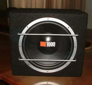 Car audio subwoofer box met ingebouwde versterker luidspreker